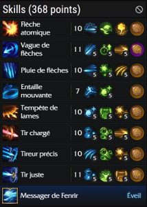 Sorts Fidèle compagnon 368 points